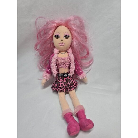 Ty Girlz Sizzlin' Sue Plush Doll 13" Tall Pink Hair - Picture 1 of 8